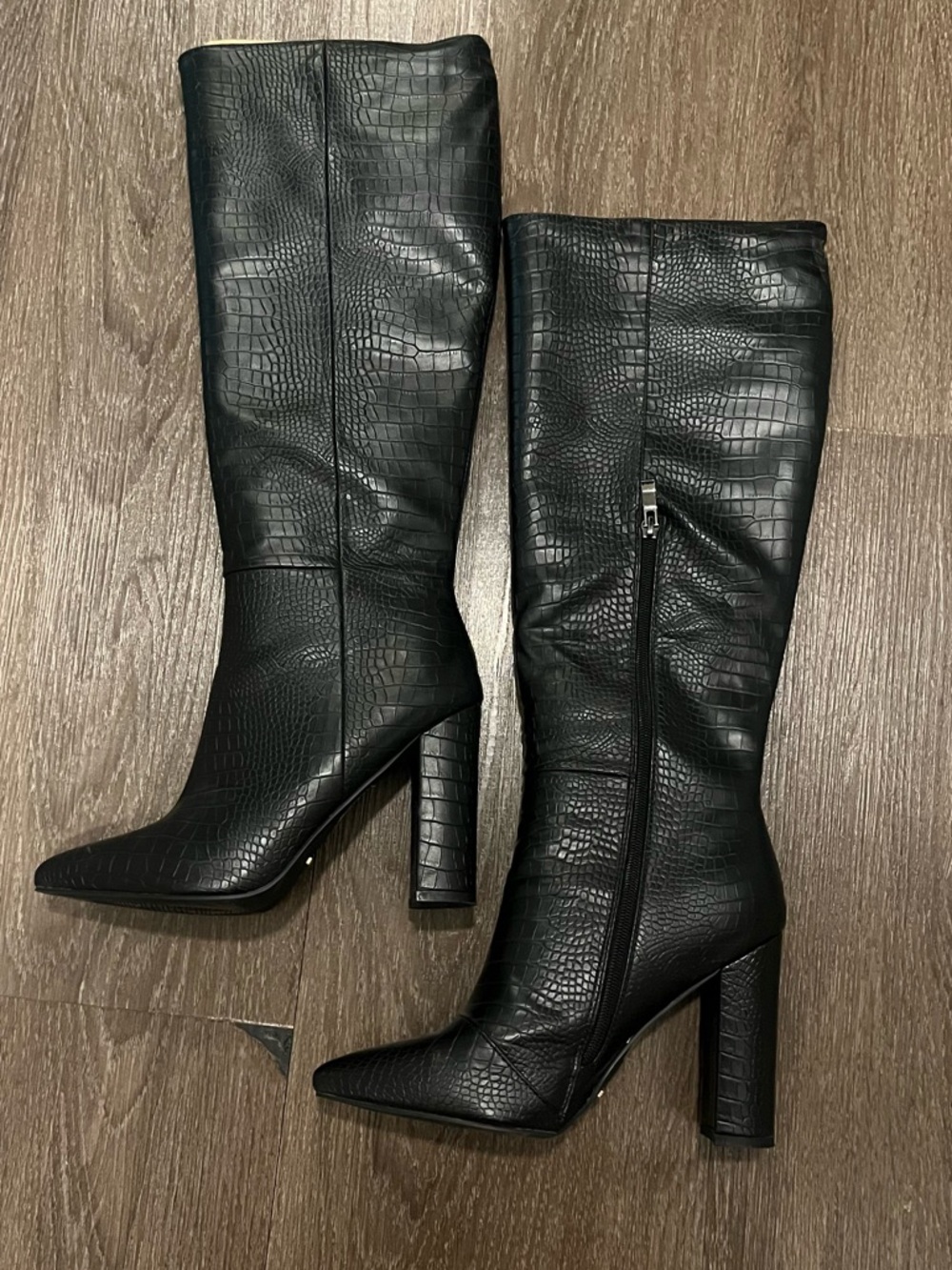 Milla by Billini Crocodile Knee High Boots from Princess Polly, Great Condition! - Picture 3 of 4